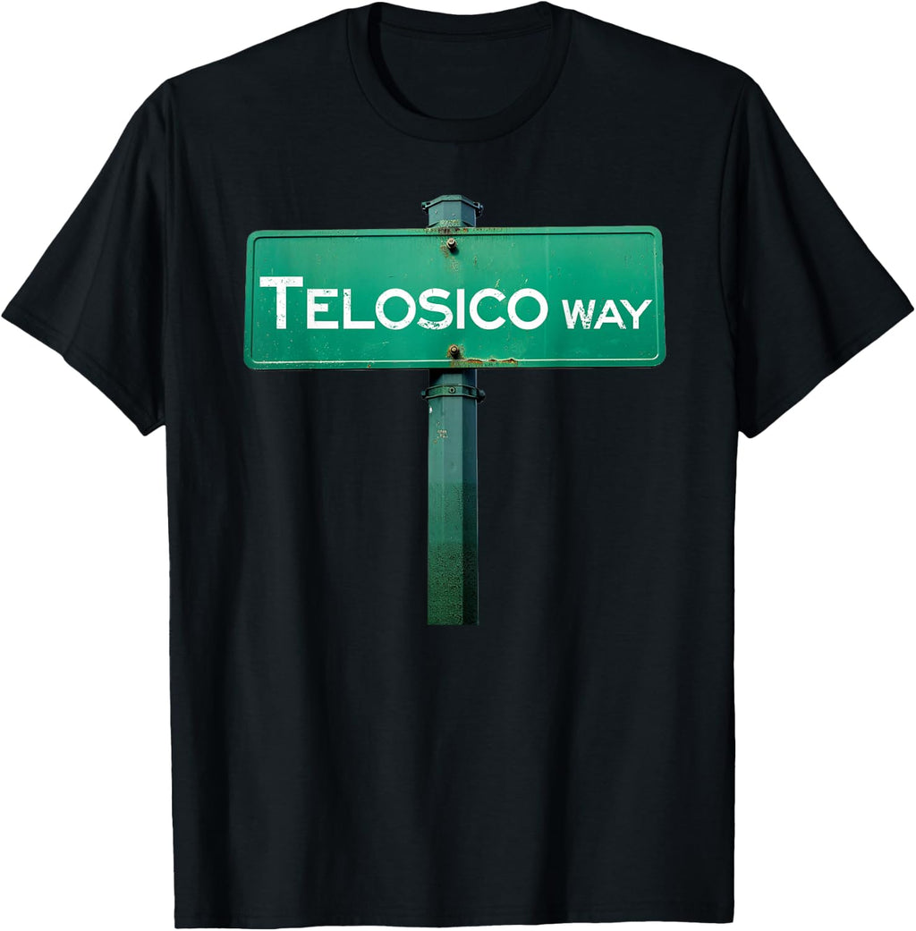 Funny Street Signs in Spanish Telosico Way Mexican Slang T-Shirt