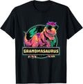 Grandmasaurus Grandma Shirt T Rex Dinosaur Family Matching T-Shirt