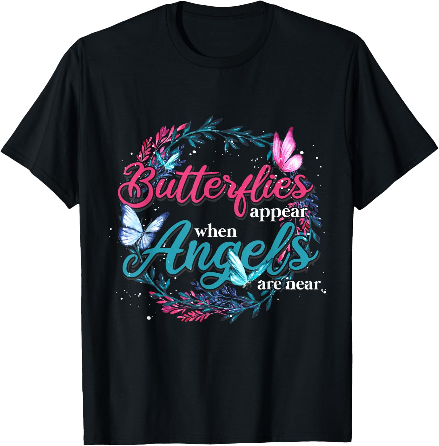 Angel Butterflies Gift Idea Butterfly T-Shirt