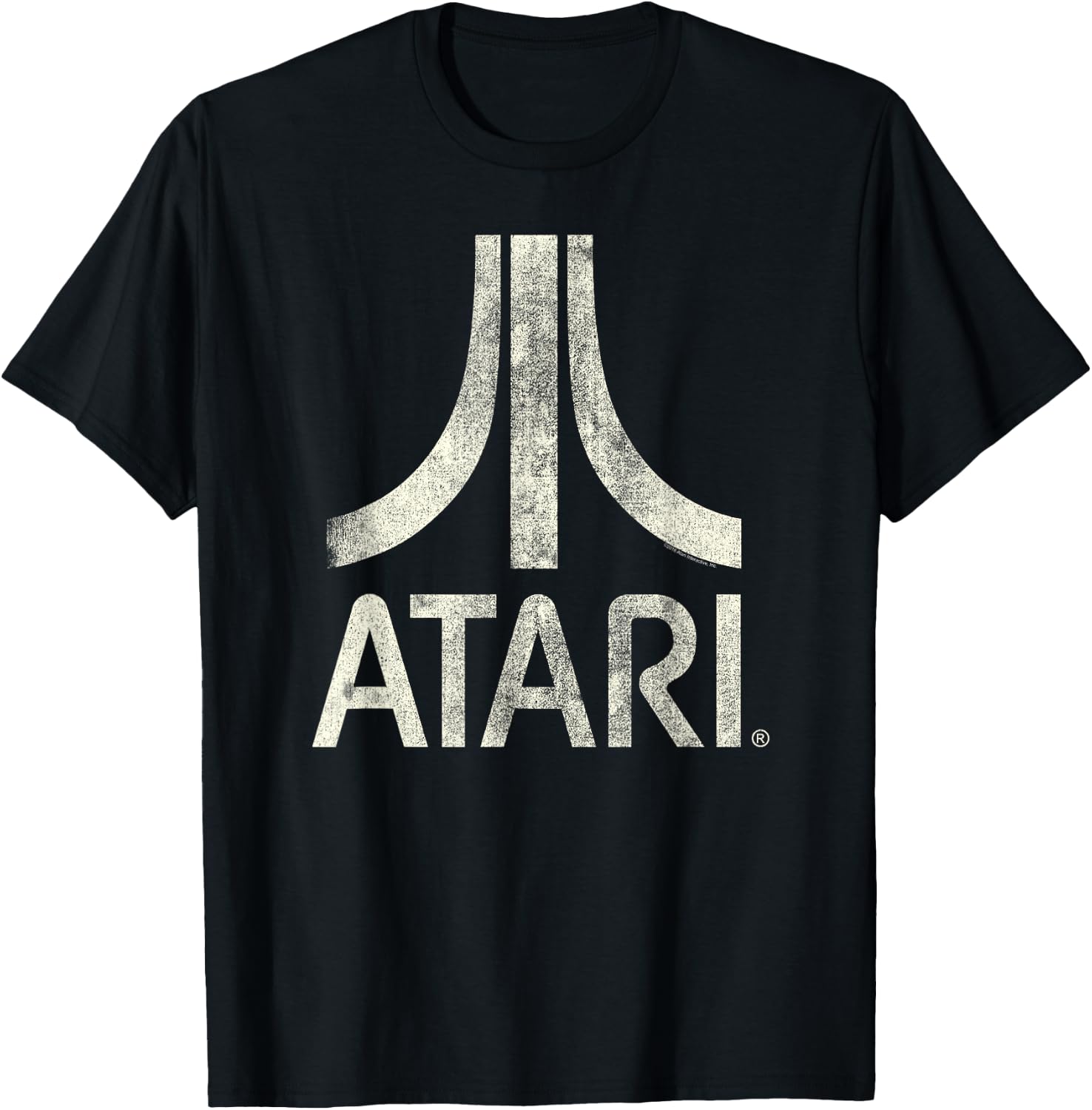 Atari Classic Video Game Logo Design Print T-Shirt
