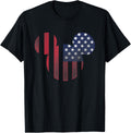 Disney Mickey Mouse Americana Ears Shape T-Shirt