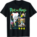 Rick and Morty Scene Adult Cartoon Fashion T-Shirt