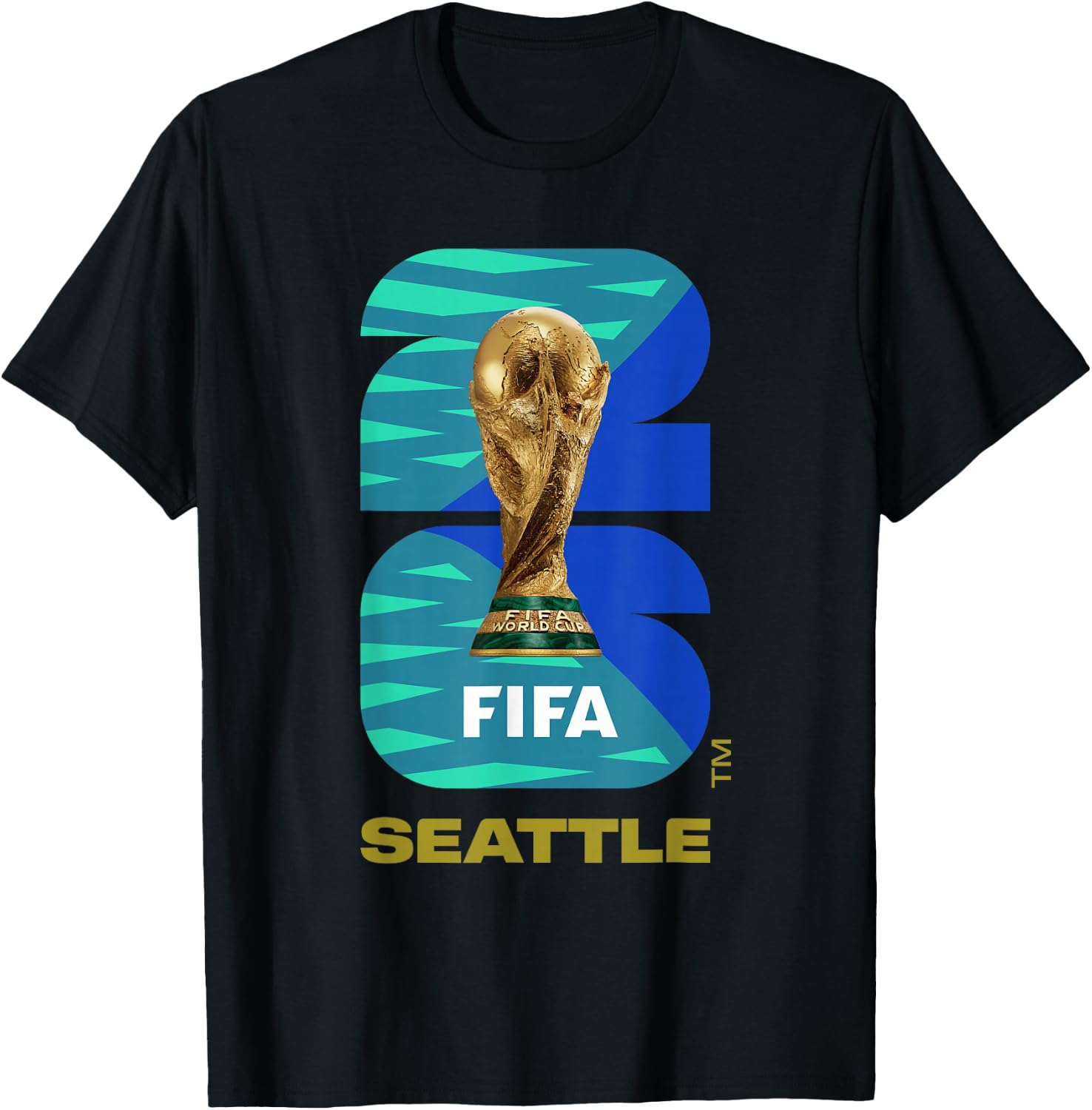 FIFA World CUP26 Seattle Trophy Color T-Shirt