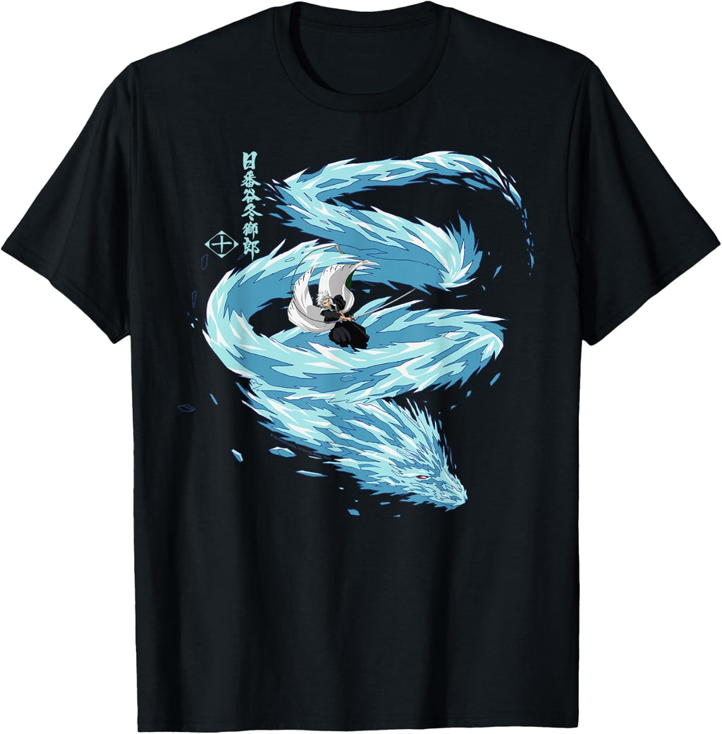 Bleach Toshiro Hitsugaya Dragon Anime T-Shirt