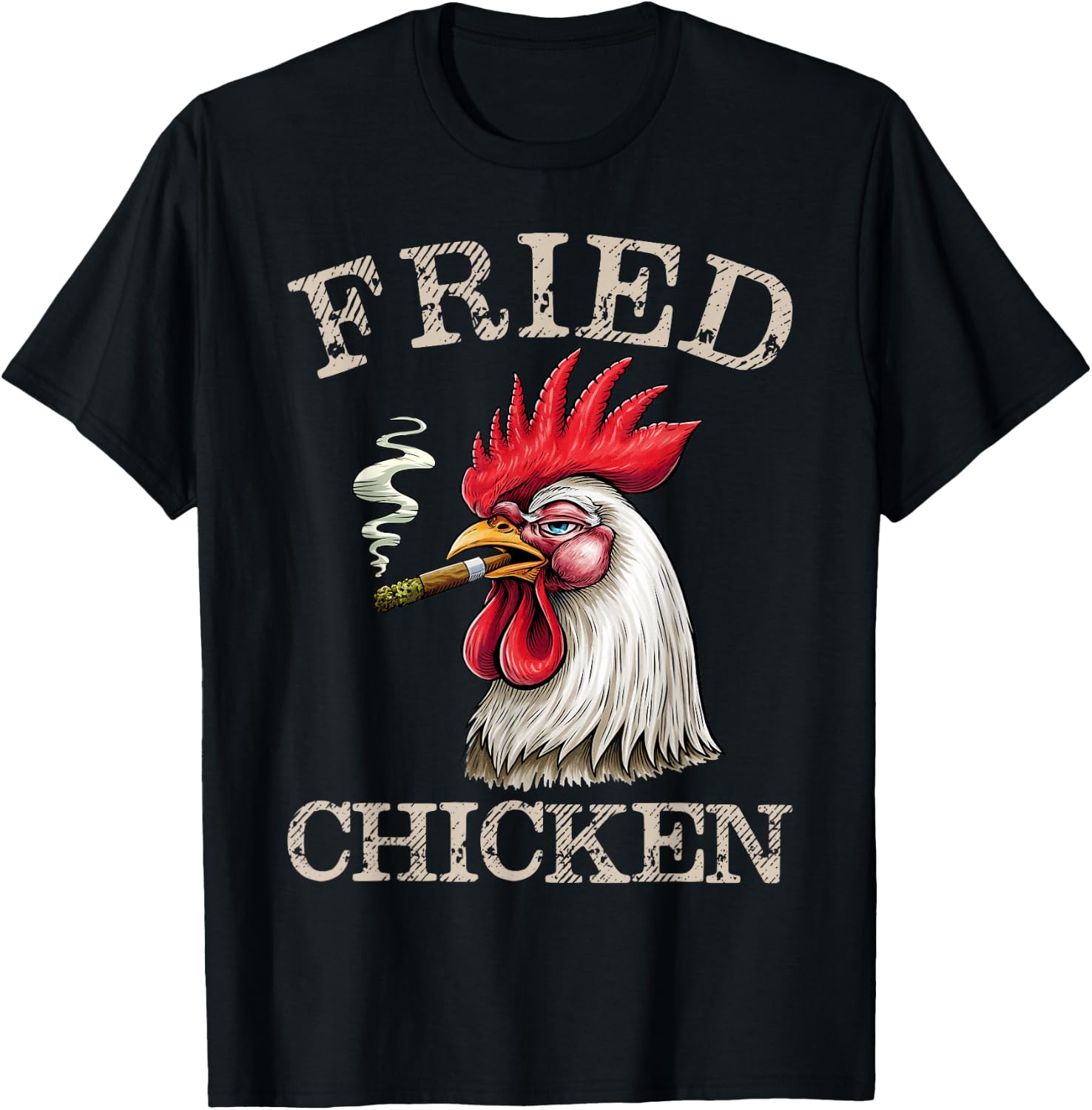 Roasted Smoked Chicken 420 Marijuana Graphic Weed Men Women T-Shirt