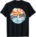 Vintage Retro Good Vibes Waves & Sunset Men Women Gift T-Shirt