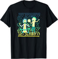 Rick And Morty Get Schwifty Text Warp T-Shirt
