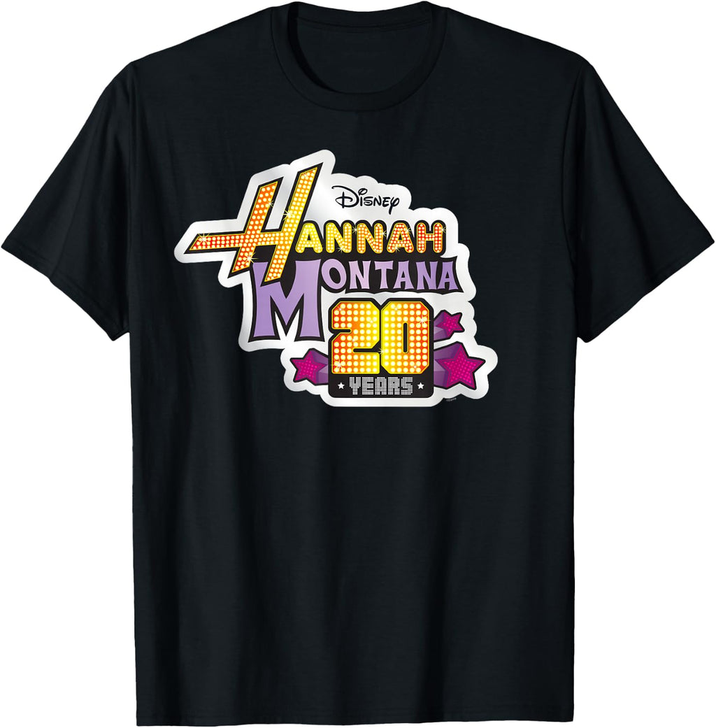Disney Hannah Montana 20th Anniversary Official Logo T-Shirt