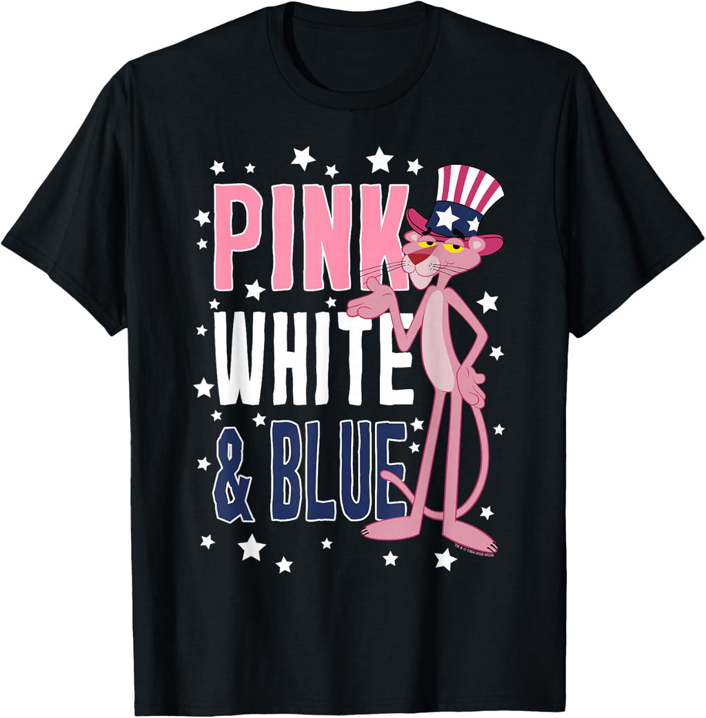 The Pink Panther Pink White & Blue T-Shirt