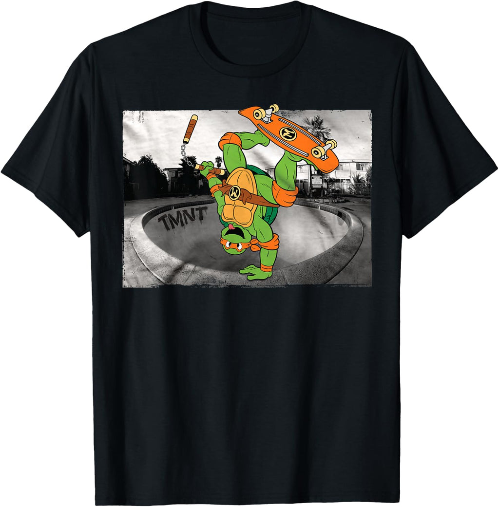 Teenage Mutant Ninja Turtles Michelangelo Skating T-Shirt T-Shirt