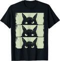 Cat Lover, Grumpy Black Kitten, Cat Mom, Cat Dad T-Shirt
