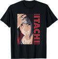 Naruto Shippuden Itachi Block and Name T-Shirt
