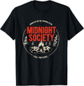 Midnight Society Red Text Campfire T-Shirt Small