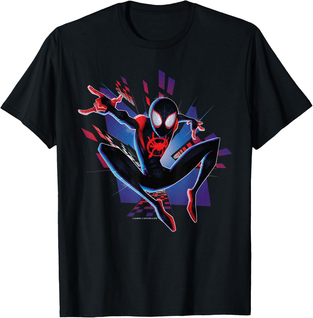 Marvel Spider-Man Into The Spider-Verse Miles City T-Shirt