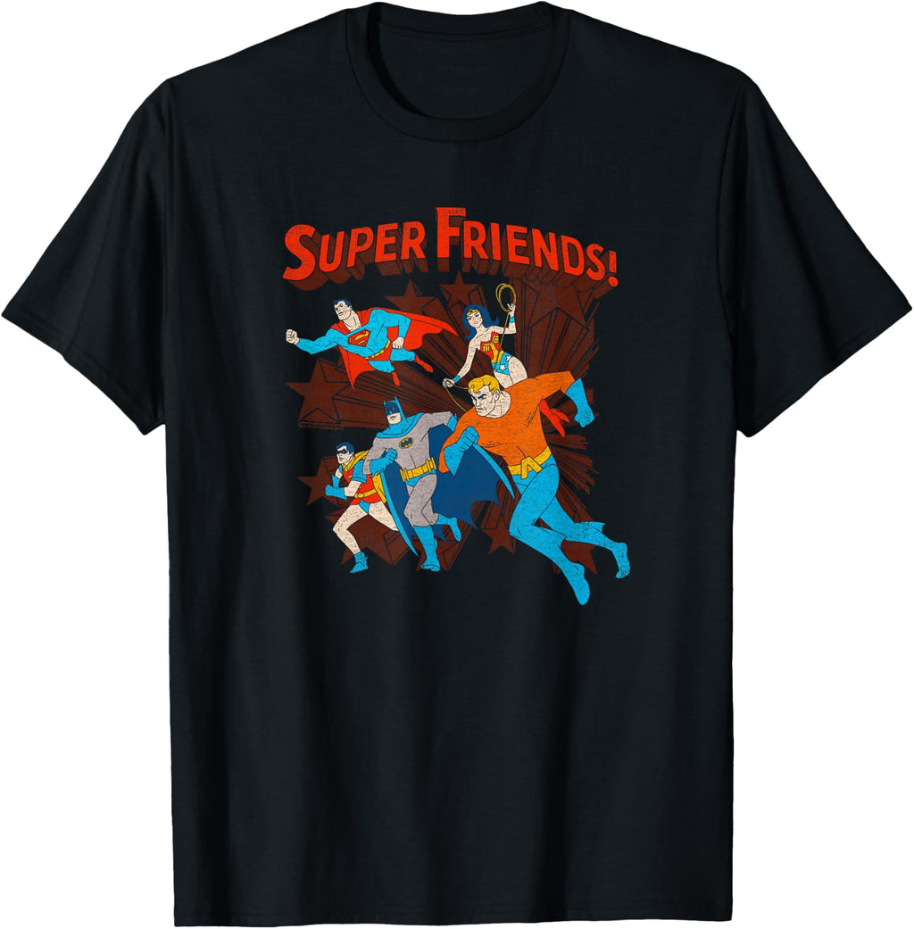 Justice League Super Friends Running T-Shirt