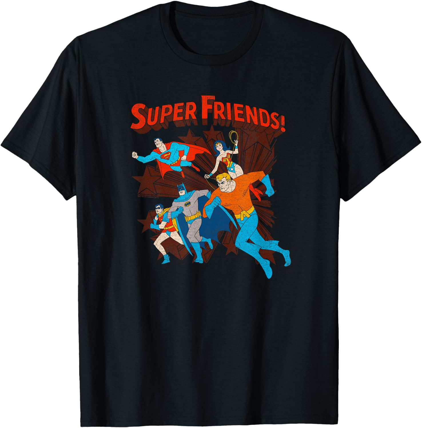 Justice League Super Friends Running T-Shirt