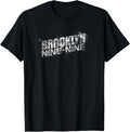 NBC Brooklyn Nine-Nine Unisex-Adult Black Logo T-Shirt, Short Sleeve, Small, Classic Fit