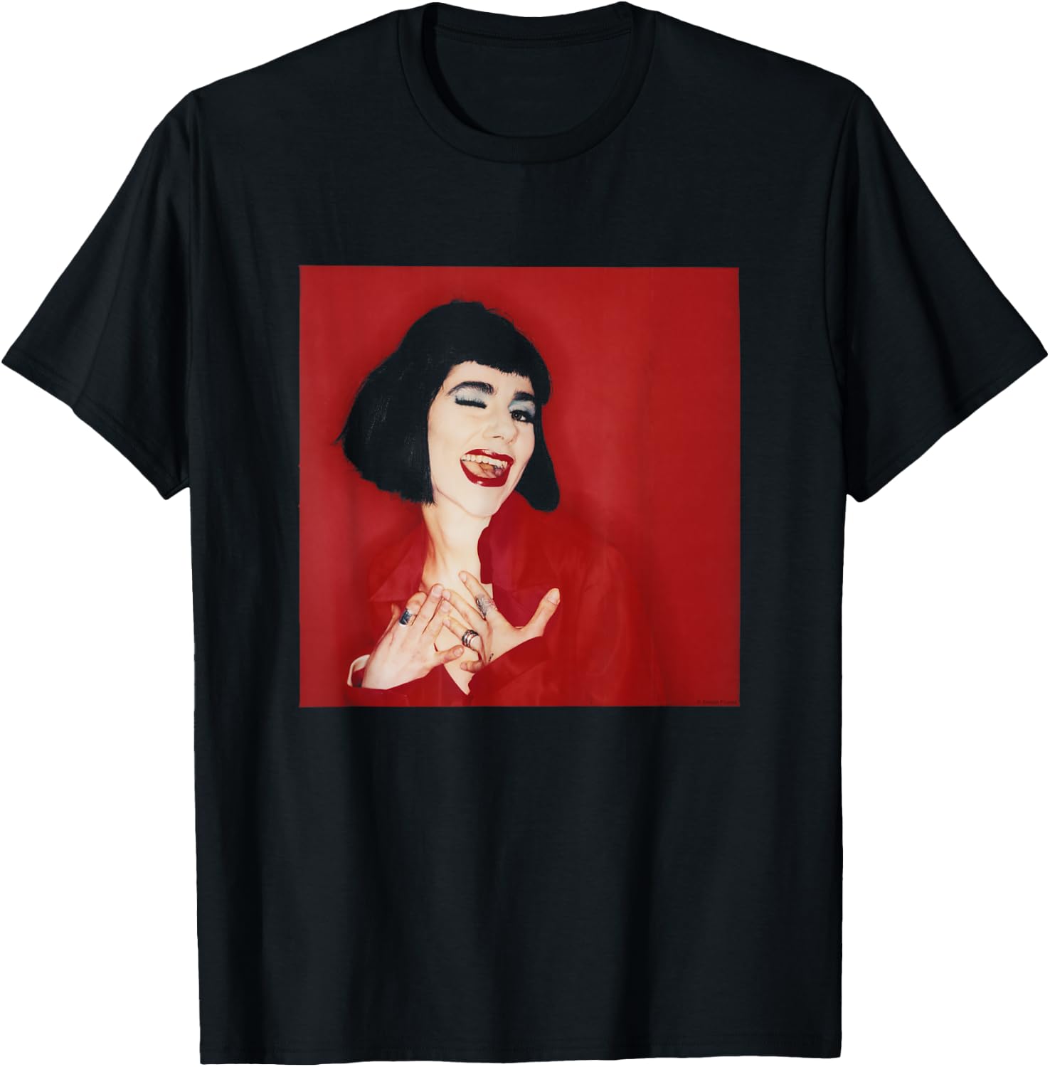 Alt Rock Singer Red Portrait 1995 By Simon Fowler T-Shirt