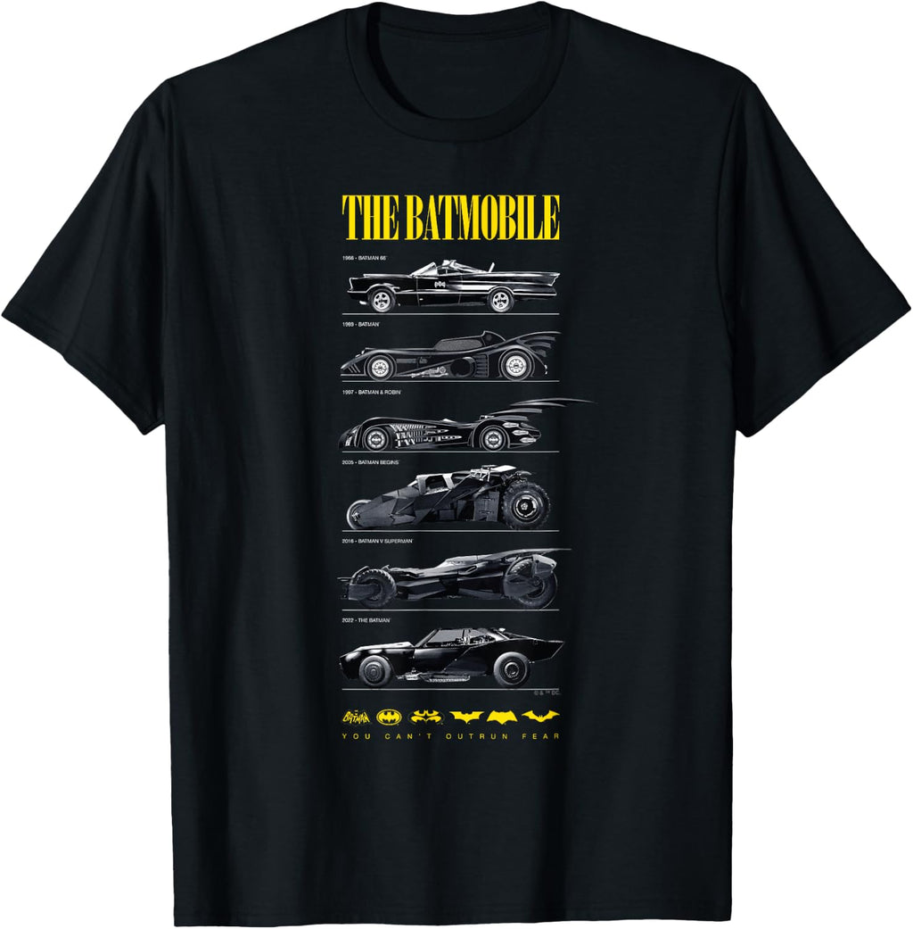Batman 85th Anniversary Batmobile on Dark, Amazon Exclusive T-Shirt