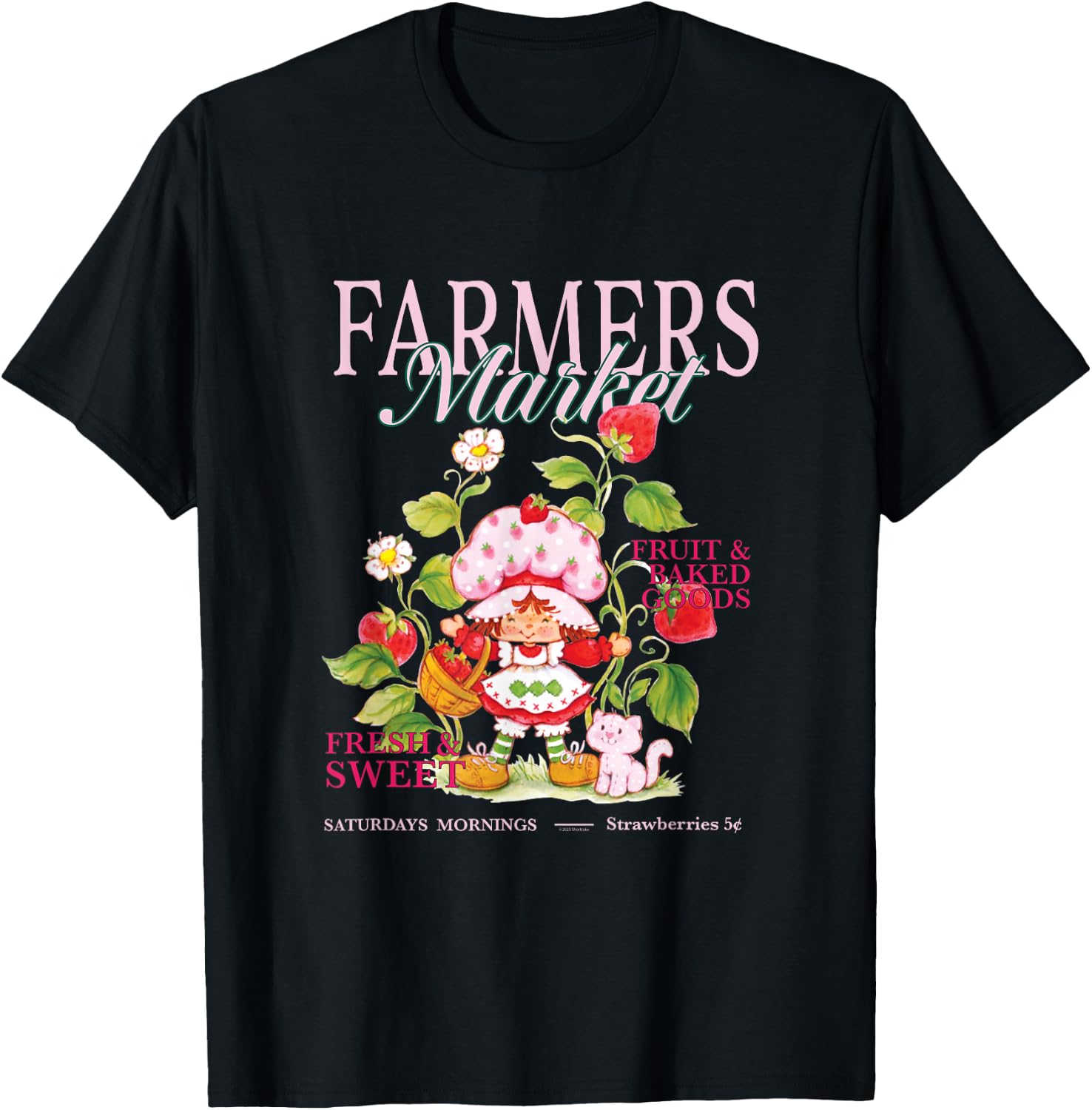 Strawberry Shortcake Vintage Farmers Market T-Shirt