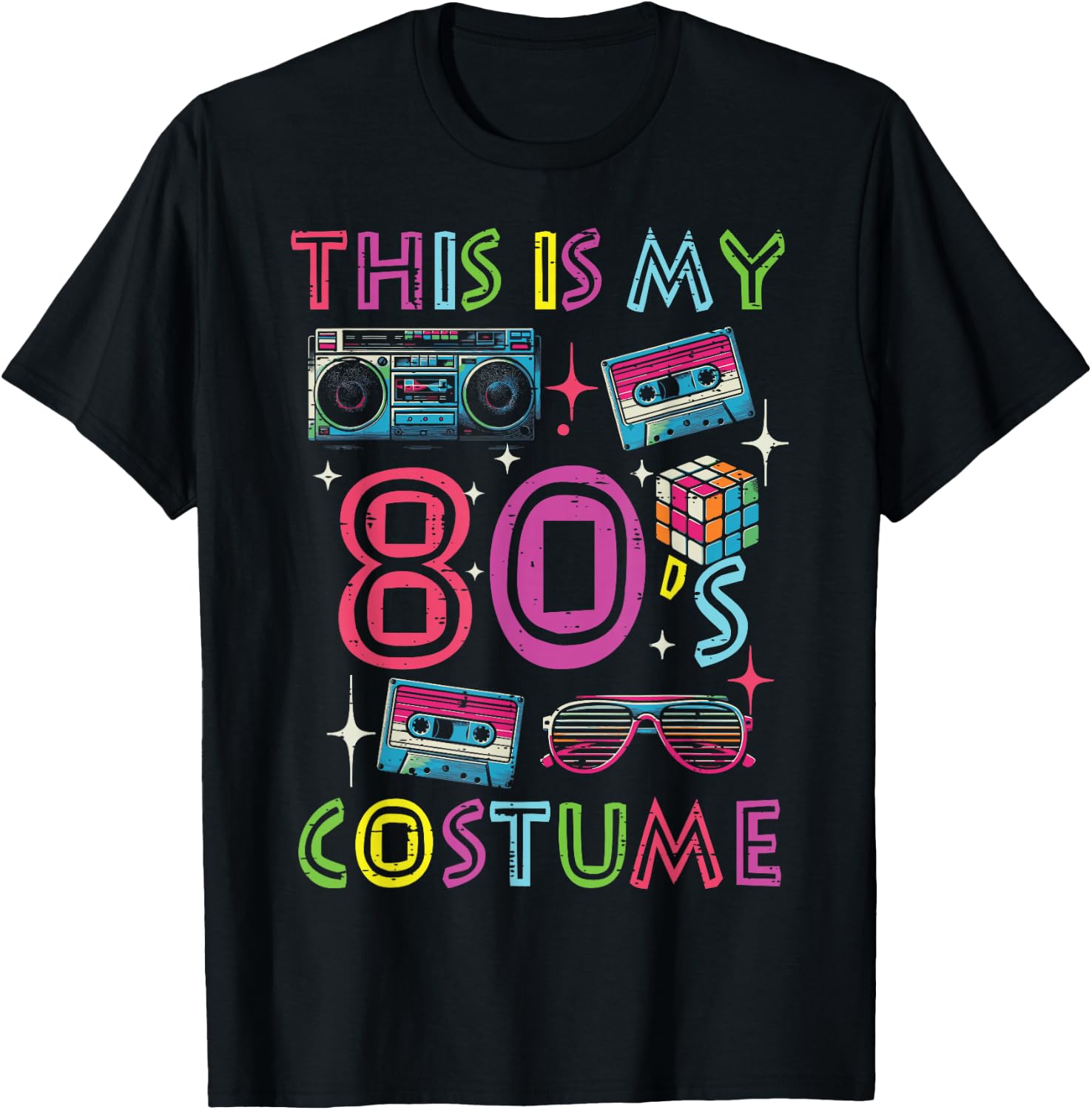 This My 80s Costume Cassette Vintage Throwback Women Men Kid T-Shirt
