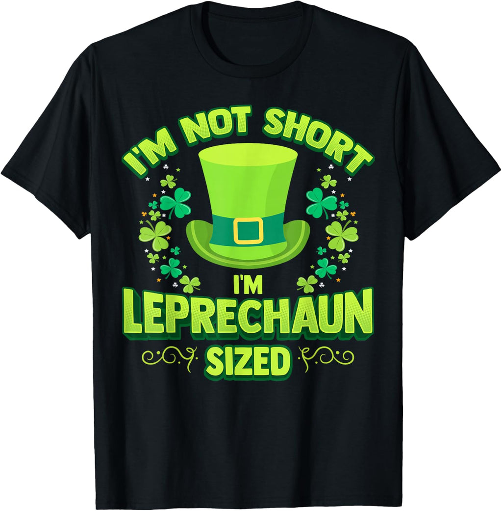 Irish Leprechaun Gag Gift Short Women Shamrock T-Shirt