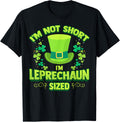 Irish Leprechaun Gag Gift Short Women Shamrock T-Shirt