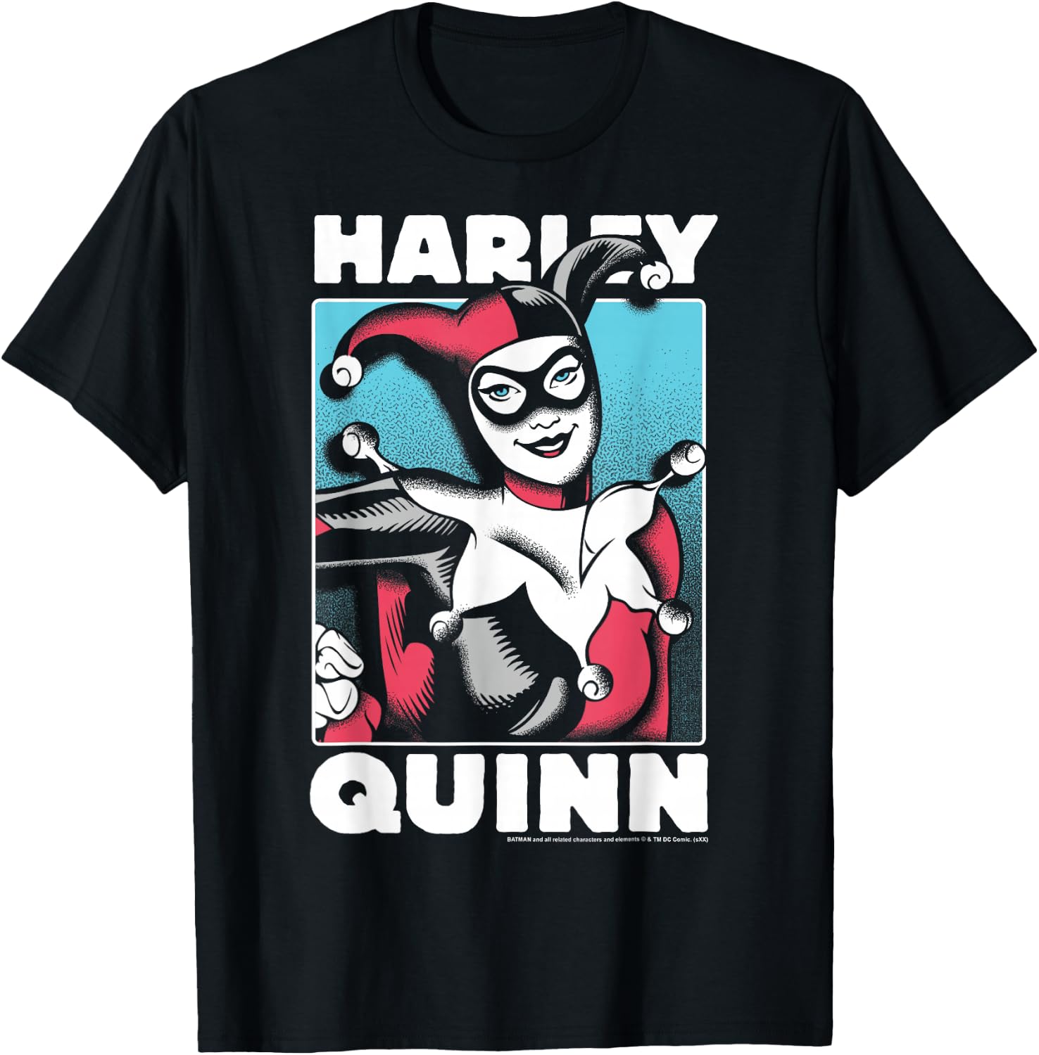 DC Comics Harley Quinn Portrait Box Up T-Shirt