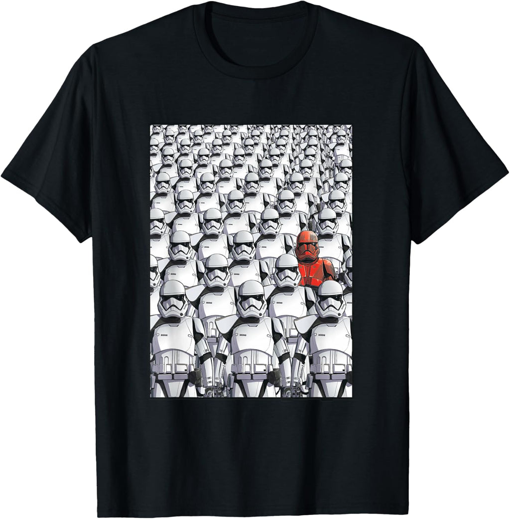 Star Wars The Clone Wars Stormtrooper Red Commander T-Shirt