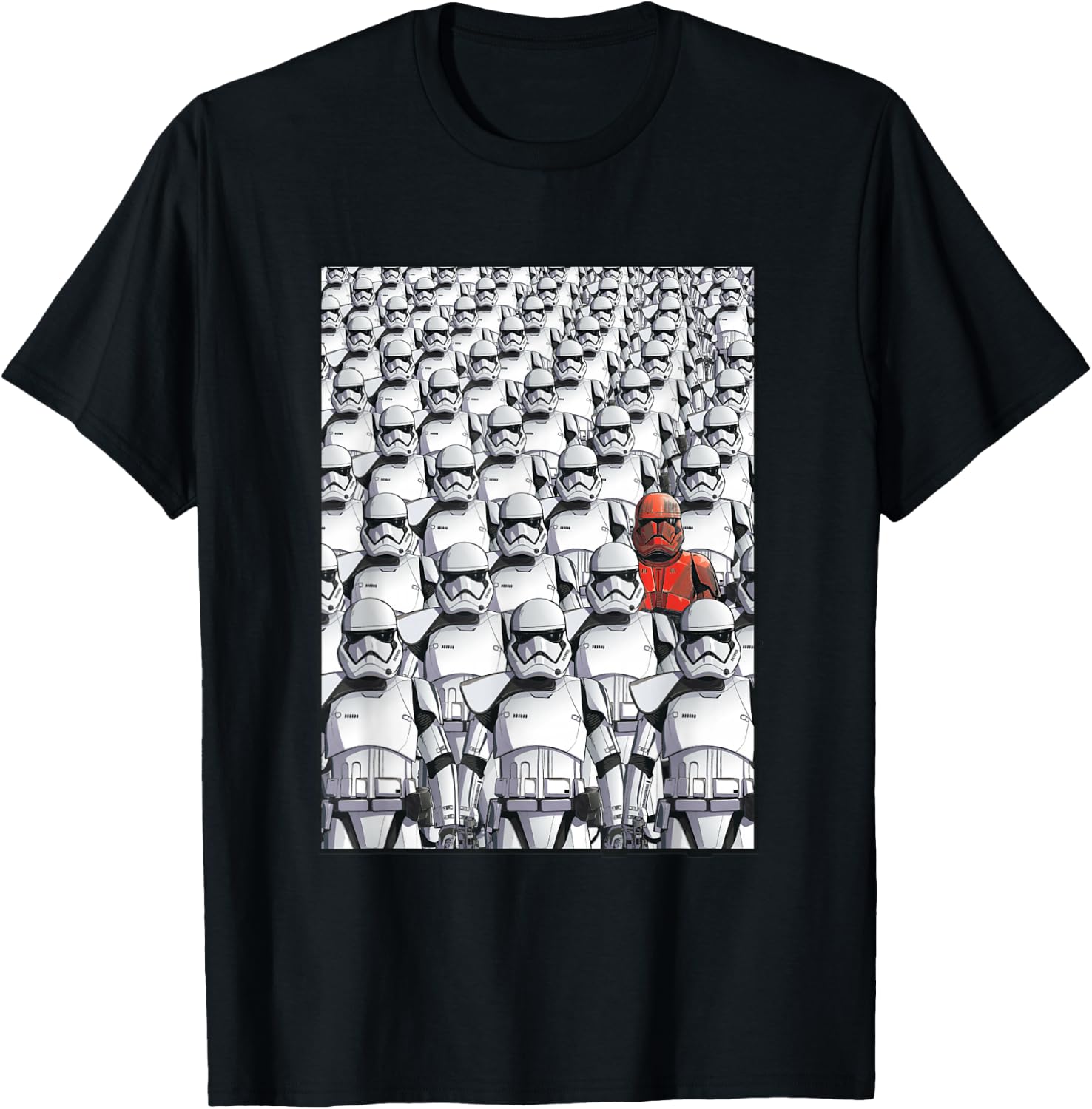Star Wars The Clone Wars Stormtrooper Red Commander T-Shirt