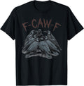 Black Crow Tshirt F Caw F Funny Black Bird Moon Gothic Humor T-Shirt