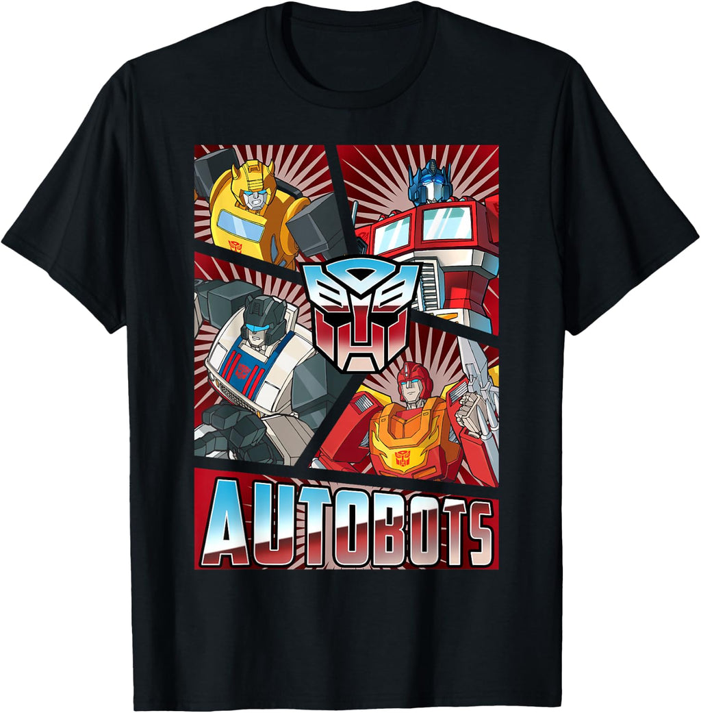 Transformers Autobots Cut Up Retro Vintage Panels T-Shirt