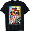 DC Comics Wonder Woman Vintage Huntress Comic Cover T-Shirt