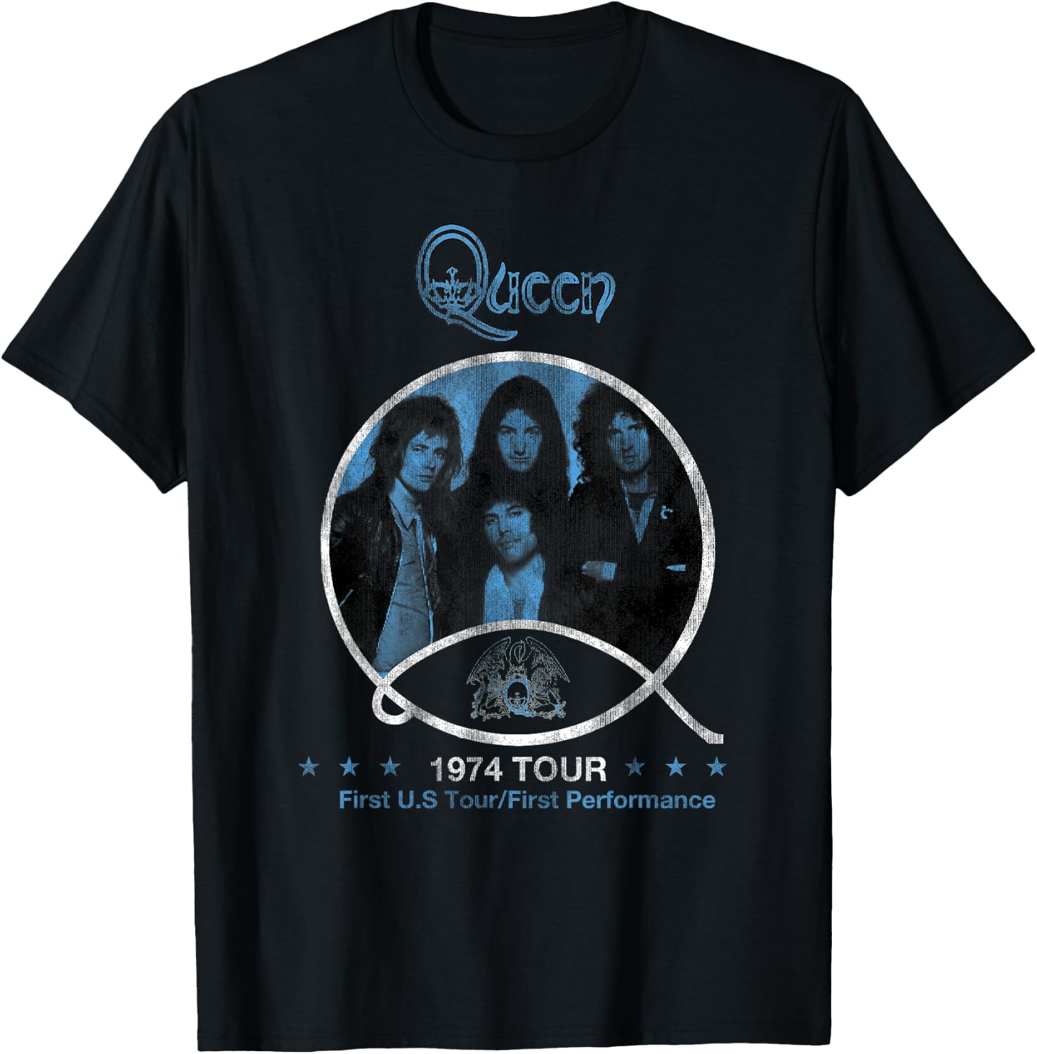 Official Queen 1974 T-Shirt for Men and Women | Classic Rock Band Tee