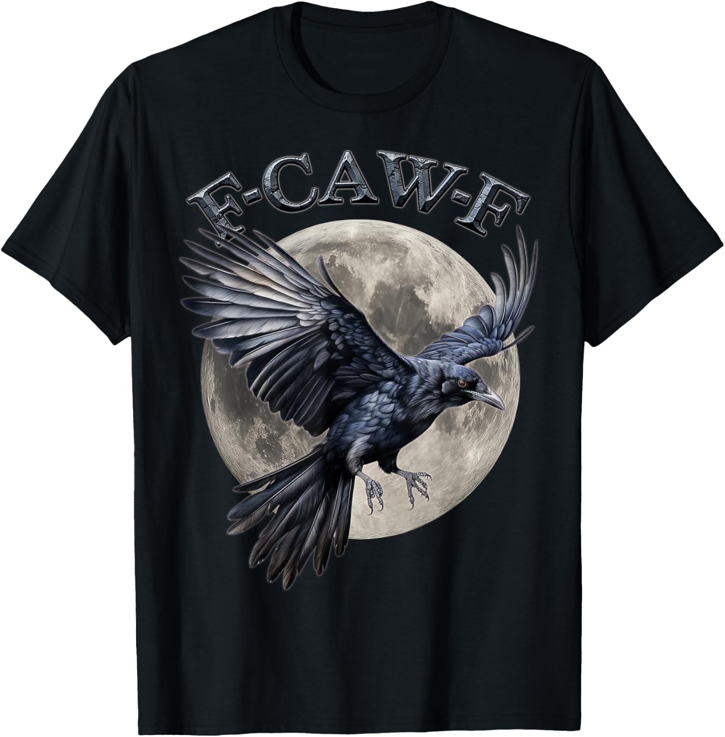 F-CAW-F Crow Funny Graphic Tees F CAW F Novelty T-Shirt