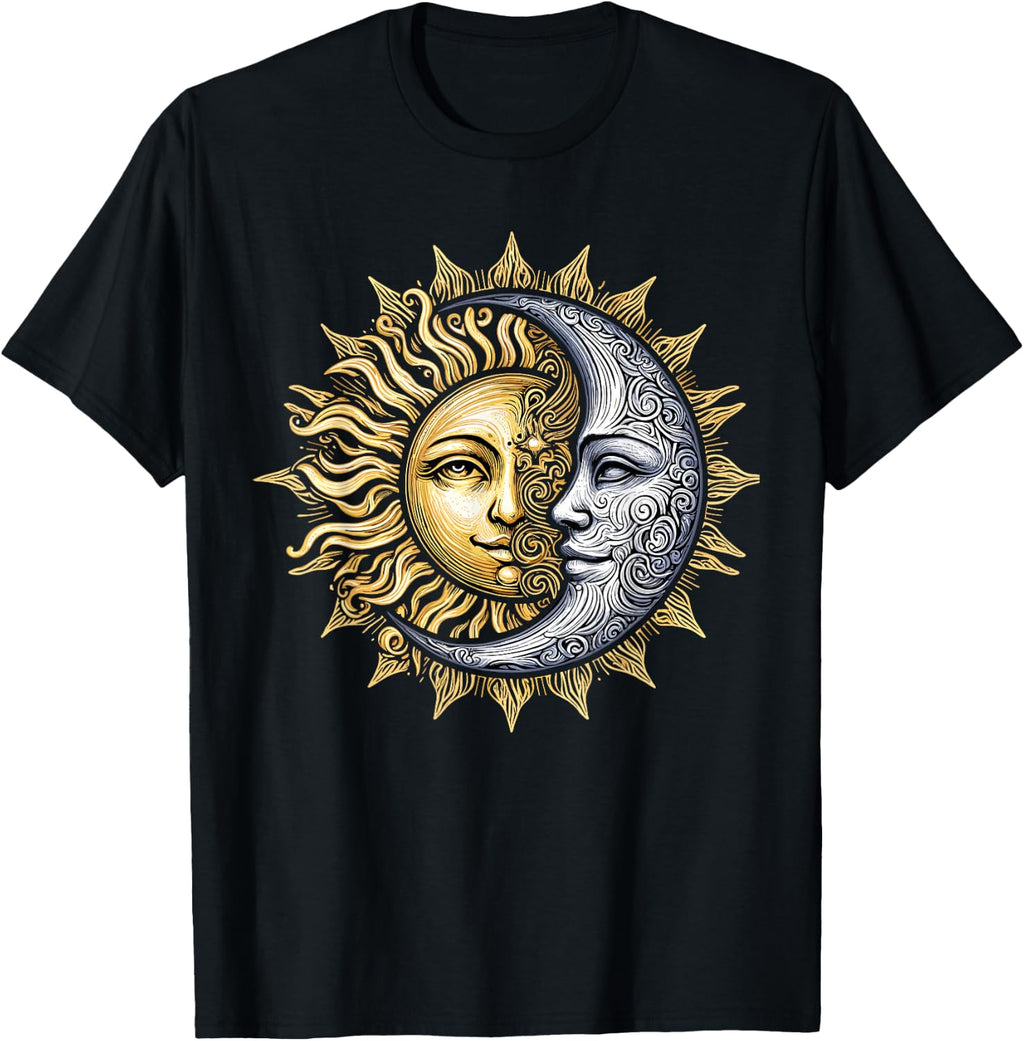 Yin Yang Sun and Moon T-Shirt