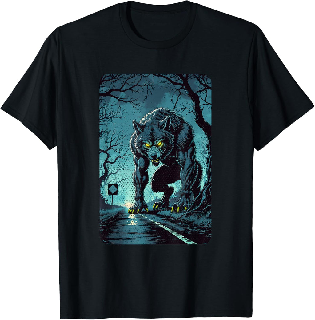 Beast of Bray Road Cryptid | Vintage Horror Encounter T-Shirt