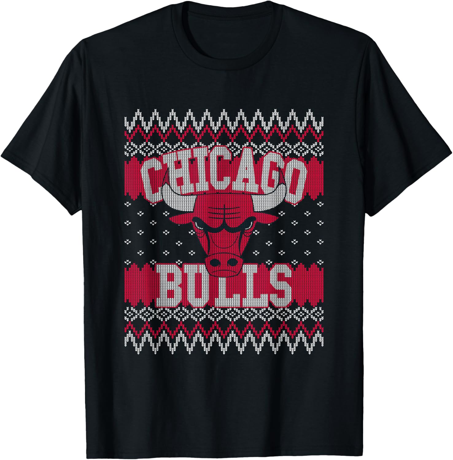 NBA Chicago Bulls Ugly Christmas Jumper T-Shirt