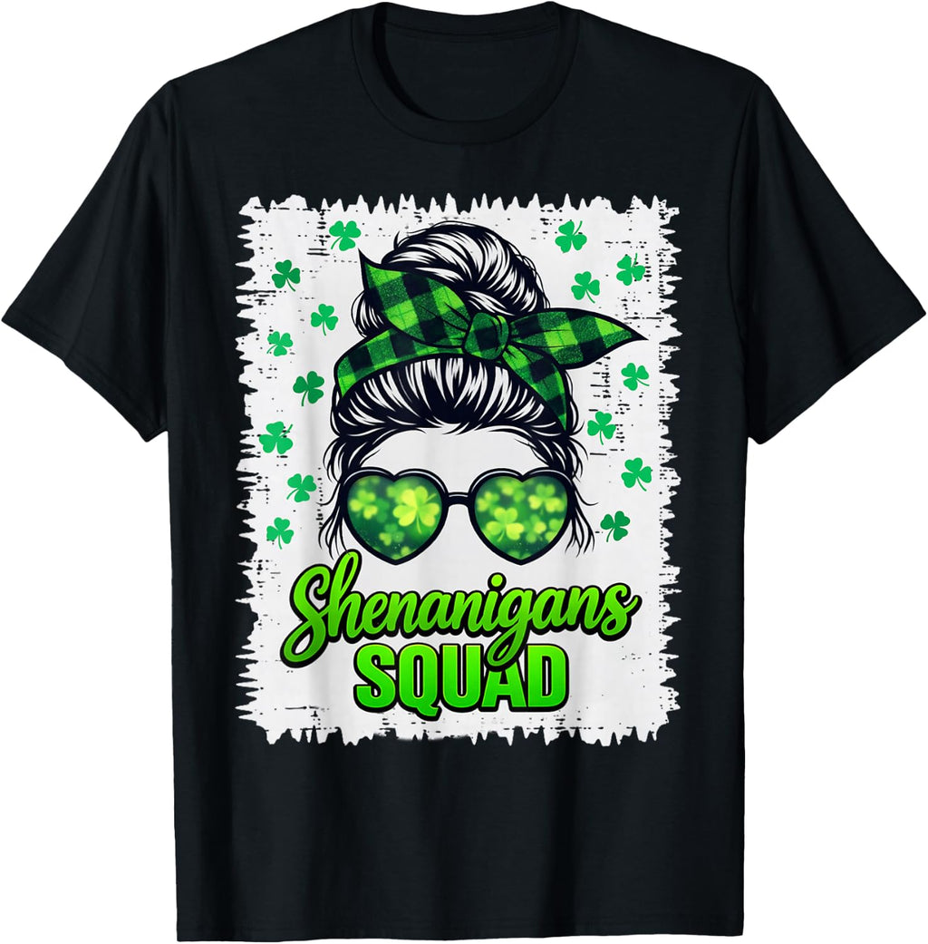 Shenanigans Squad St Patricks Day Women Girl St Patricks Day T-Shirt