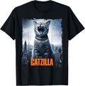 Monster Catzilla Parody Cat for Cats Lover Cat Mom Cat Dad T-Shirt