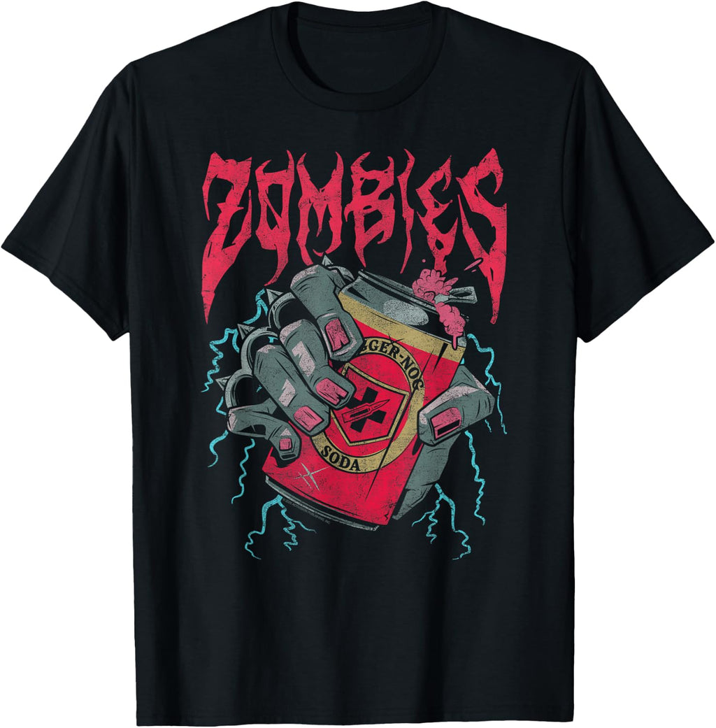 Call of Duty Heavy Metal Zombies Jugger Nog Video Game T-Shirt