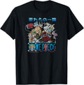 One Piece Anime Retro Straw Hat Crew Cast Collage T-Shirt