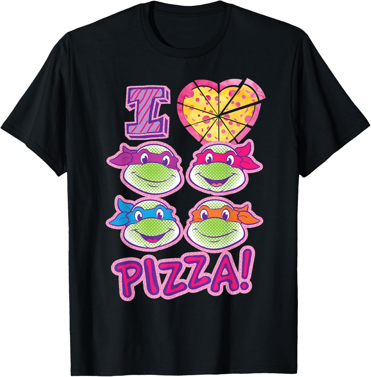 Teenage Mutant Ninja Turtles I Love Pizza T-Shirt T-Shirt