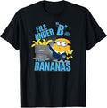 Minions Despicable Me 4 File Under B for Bananas T-Shirt