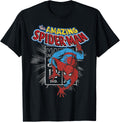 Marvel The Amazing Spider-Man Vintage Comic Poster Graphic Tees T Shirts for Men and Women