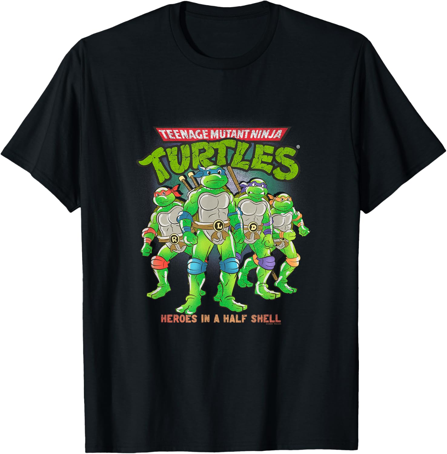 Teenage Mutant Ninja Turtles Retro Turtle in Half Shell T-Shirt