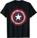 Marvel Captain America Avengers Shield Comic T-Shirt
