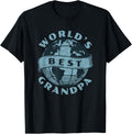 World's Best Grandpa Funny Vintage Graphic T-Shirt
