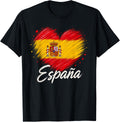 Espana Heart Flag Spain Pride T-Shirt