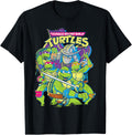 Teenage Mutant Ninja Turtles Fight with Shredder T-Shirt T-Shirt